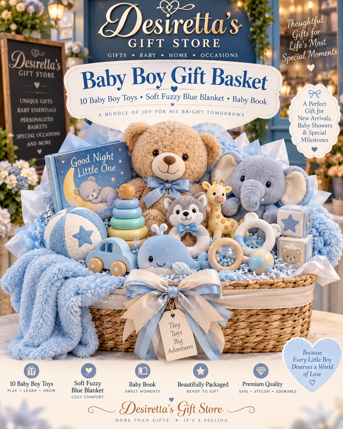 Gift Baskets Baby Boy 0-3